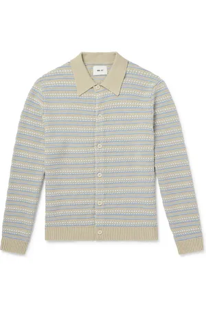 NN.07 Jackie 6636 Striped Organic Cotton Cardigan