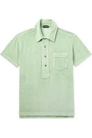 Tom Ford Cotton-Blend Terry Polo Shirt