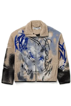 Acne Studios Ovinta Printed Fleece Jacket