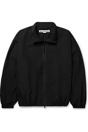 Acne Studios Olandios Logo-Embroidered Cotton and Nylon-Blend Bomber Jacket