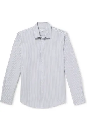 Sunspel Striped Cotton Oxford Shirt