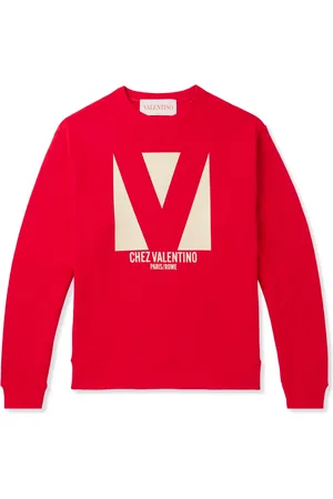 VALENTINO GARAVANI Logo-Print Cotton-Jersey Sweatshirt
