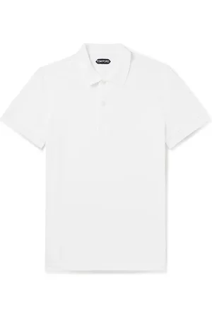 Tom Ford Garment-Dyed Cotton-Piqué Polo Shirt