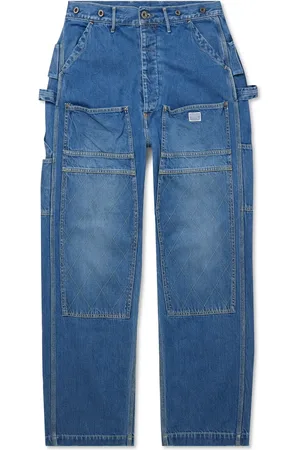 KAPITAL Lumber Straight-Leg Panelled Jeans