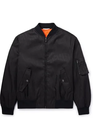 VALENTINO GARAVANI Toile Iconograph Logo-Jacquard Shell Bomber Jacket