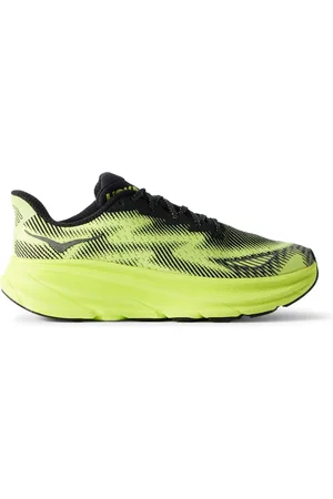 Hoka One One Clifton 9 GTX TS Rubber-Trimmed Mesh Sneakers