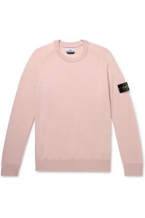 Stone Island Logo-Appliquéd Virgin Wool Sweater