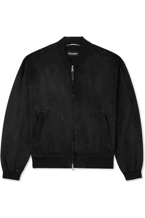 Dolce & Gabbana Suede Bomber Jacket