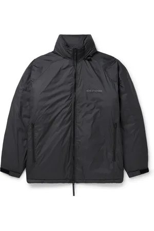 Acne Studios Oversized Logo-Print Shell Down Jacket