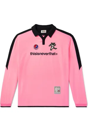 This Is Never That Grateful Dead Soccer Logo-Print Embroidered Jersey Polo Shirt