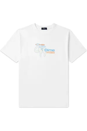 DIME Dental Care Logo-Print Cotton-Jersey T-Shirt