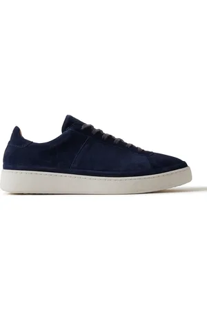 Mulo Waxed-Suede Sneakers