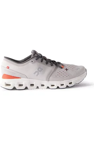 On Running Cloud X 4 Rubber-Trimmed Mesh Running Sneakers