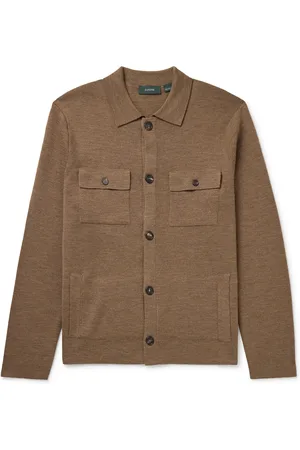 Incotex Slim-Fit Virgin Wool Overshirt