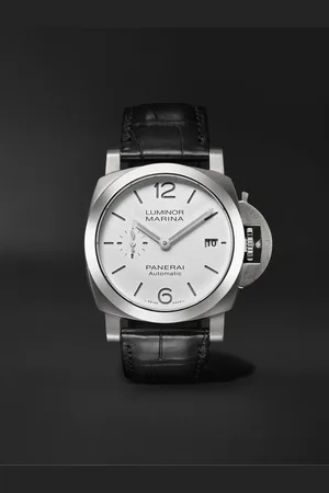 PANERAI Luminor Marina Quaranta Automatic 40mm Stainless Steel and Alligator Watch, Ref. No. PAM01271