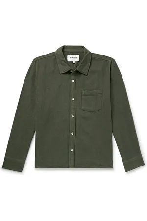 Corridor Pin-Dot Brushed Cotton-Flannel Shirt