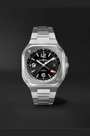 Bell & Ross BR 05 Automatic GMT 41mm Stainless Steel Watch, Ref. No. BR05G-BL-ST/SST
