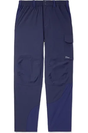 DIME Range 2.0 Wide-Leg Logo-Embroidered Shell Cargo Trousers