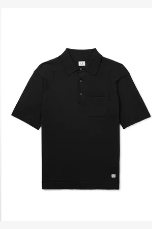 C.P. Company Logo-Appliquéd Sea Island Cotton Polo Shirt