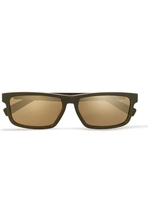 Dior DioRider S2U Rectangle-Frame Acetate Mirrored Sunglasses