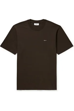 NN.07 Adam 3209 Logo-Embroidered Pima Cotton-Jersey T-Shirt