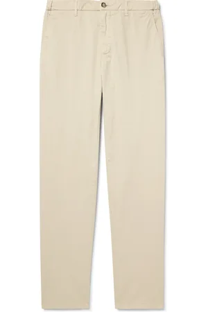 ALTEA Dumbo Straight-Leg Cotton-Blend Gabardine Trousers