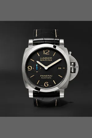 PANERAI Luminor Marina Automatic 1950 3 Days Acciaio Automatic 44mm Stainless Steel and Alligator Watch, Ref. No. PAM01312