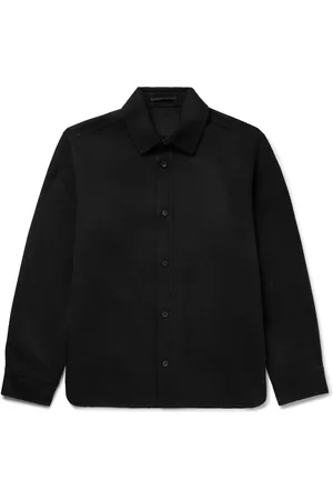 Mr P. Double-Faced Wool and Cashmere-Blend Felt Overshirt