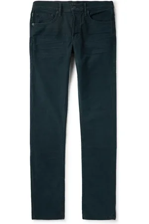 Tom Ford Slim-Fit Cotton-Blend Moleskin Trousers