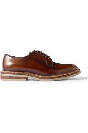 Brunello Cucinelli Leather Derby Shoes