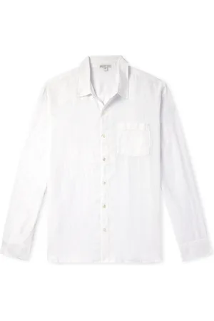 James Perse Garment-Dyed Linen Shirt
