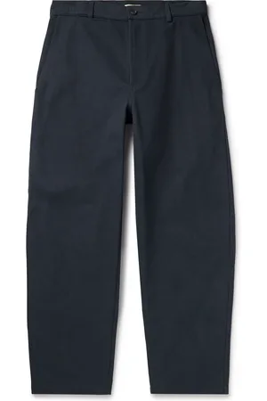 De Bonne Facture Balloon Barrel-Leg Cotton-Drill Trousers