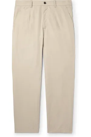 Dolce & Gabbana Straight-Leg Cotton and Silk-Blend Trousers