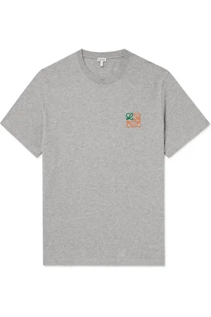 Loewe Slim-Fit Logo-Embroidered Cotton-Jersey T-Shirt