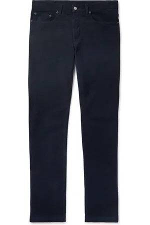 MASSIMO ALBA Alunga Slim-Fit Cotton-Moleskin Trousers
