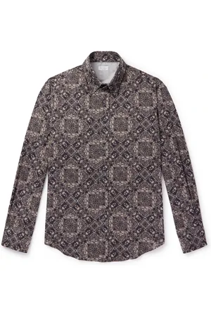 Brunello Cucinelli Paisley-Print Cotton Shirt