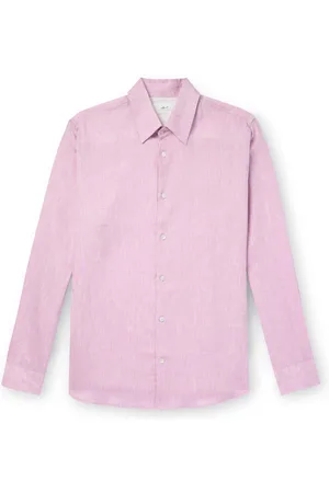 Mr P. Organic Linen-Chambray Shirt
