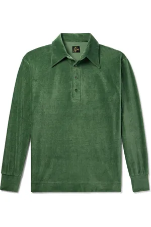 Pins & Needles Cotton-Blend Velour Polo Shirt