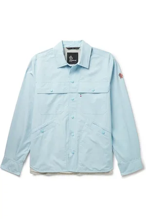 Moncler Nax Logo-Appliquéd Shell Shirt Jacket