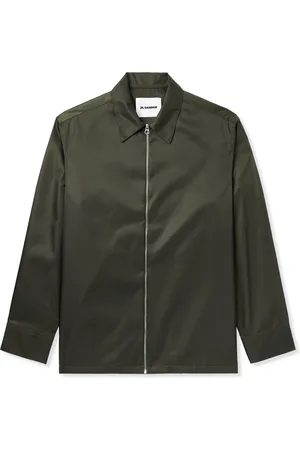 Jil Sander Twill Zip-Up Overshirt