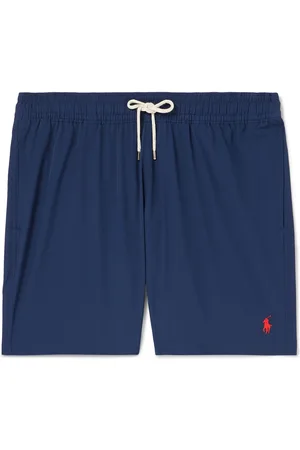 Ralph Lauren Traveler Straight-Leg Mid-Length Swim Shorts