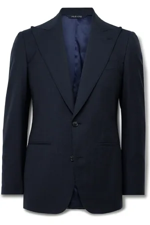 Saman Amel Slim-Fit Wool, Linen and Silk-Blend Suit Jacket