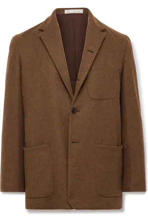 Umit Benan B+ UMIT BENAN B Brushed Wool and Cashmere-Blend Blazer