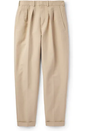 Tom Ford Pleated Cotton-Twill Trousers