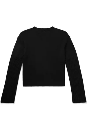 Rick Owens Cropped Cashmere Sweater