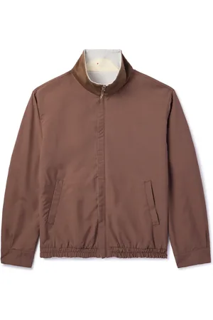 Kiton Linen, Wool and Silk-Blend Harrington Jacket