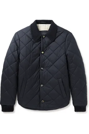 Loro Piana Stuart Cashmere-Trimmed Quilted Shell Jacket