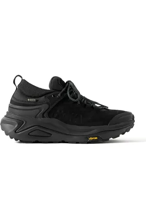 Hoka One One Kaha 3 GTX Rubber-Trimmed Nubuck Sneakers