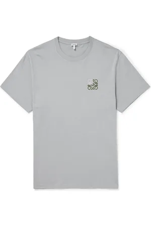 Loewe Slim-Fit Logo-Embroidered Cotton-Jersey T-Shirt