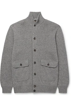 RICHARD JAMES Wool and Cashmere-Blend Cardigan
